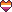 Lesbian pride pixel heart